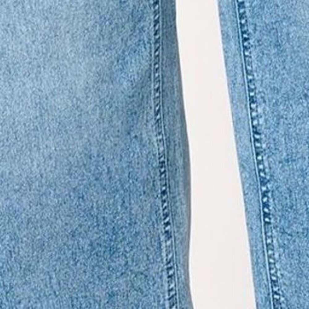 Gloria Vanderbilt Women's Petite Pants 14P Denim & Co. Classic Wide Blue A686916 - Picture 2 of 4